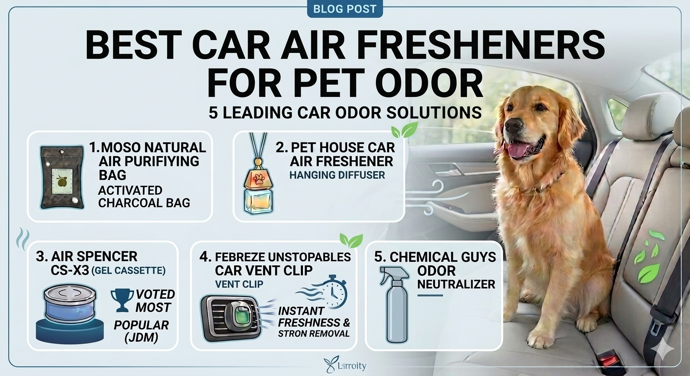 5 Best Car Air Fresheners for Pet Odor